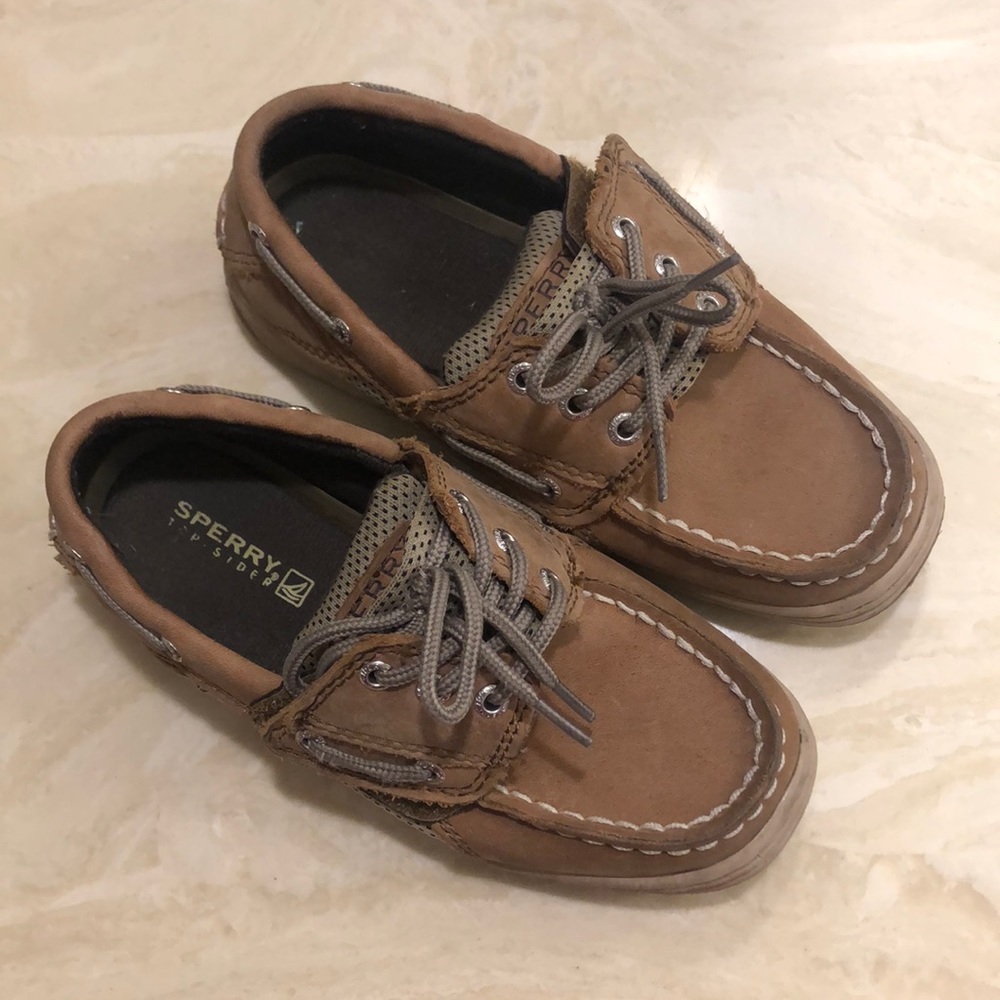 Boy Sperry Topsiders (with Velcro!)